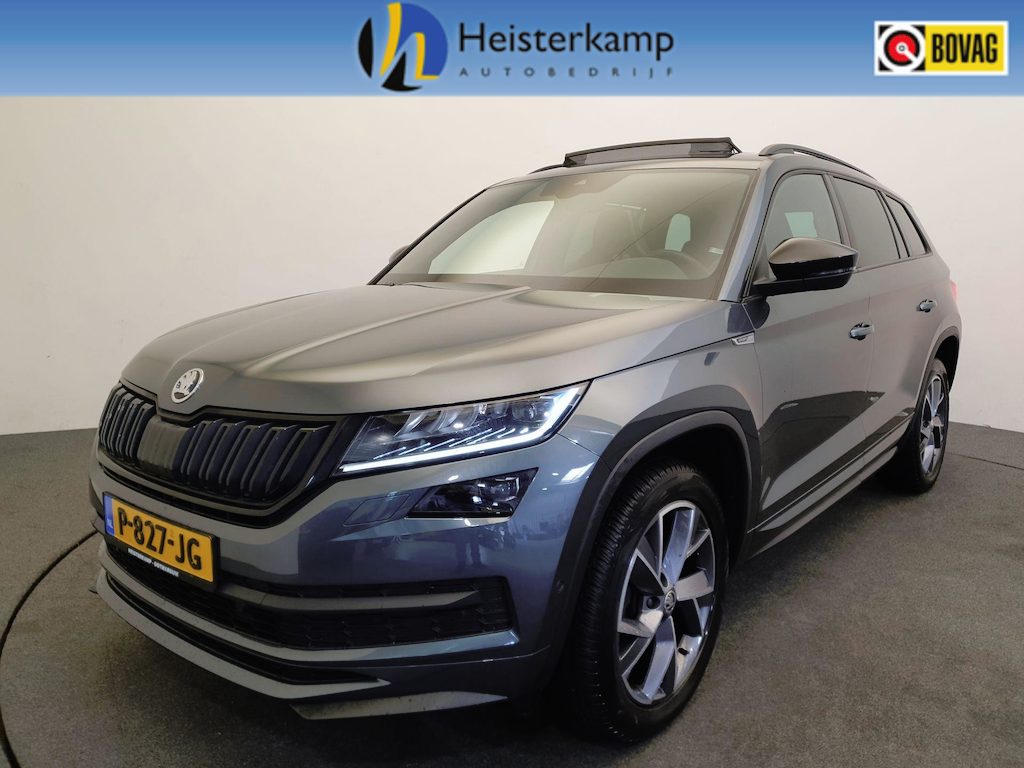 Skoda Kodiaq 1.5 TSI 150pk DSG/AUT Sportline 7p. Wegklapbare trekhaak, Panoramadak, Camera