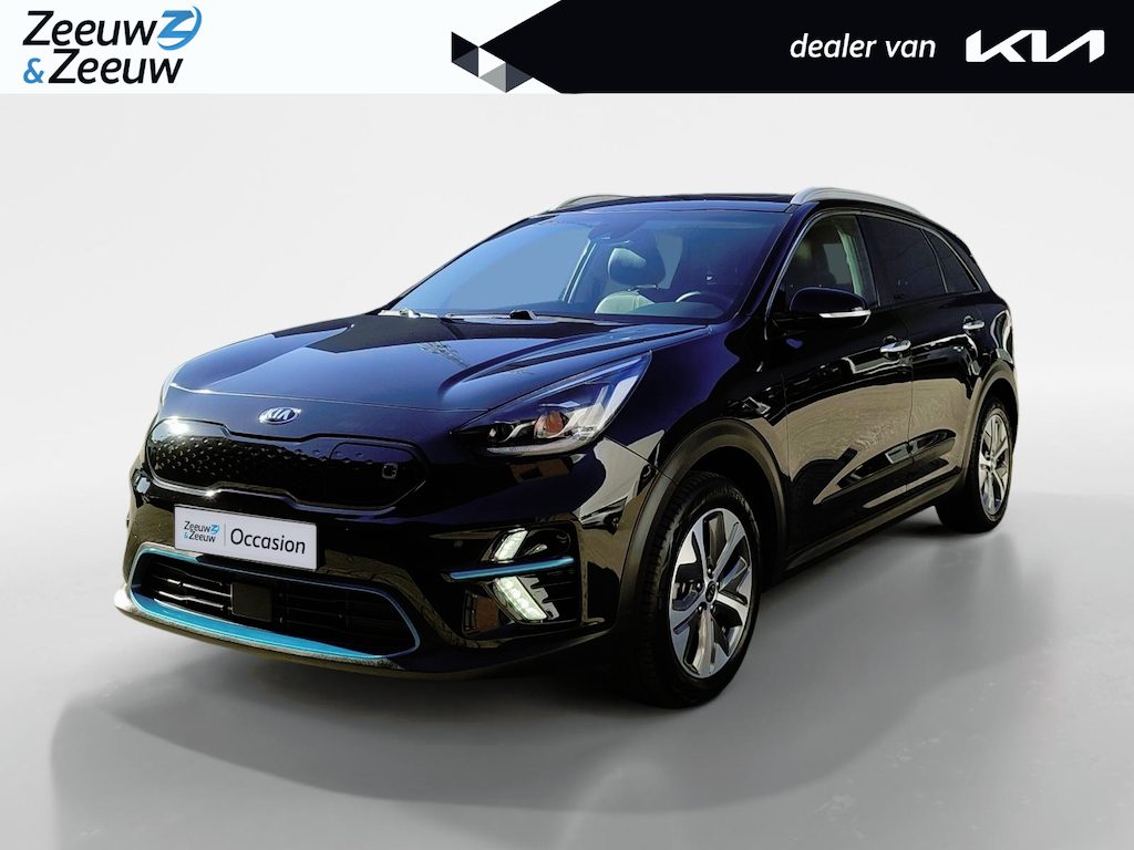 Kia Niro EV e-Niro DynamicPlusLine 64 kWh | Warmtepomp! | Apple Carplay / Android Auto | Navigatiesyteem | Elektrisch Verstelbare Voorstoelen | Bestuurdersstoel + Geheugen | Stoelverwarming + Stoelkoeling | Stuurverwarming | Elektrisch Schuif / Kanteldak | Licht + Regensensor |  Cruise Control Adaptief | Rijstrooksensor + Correctie