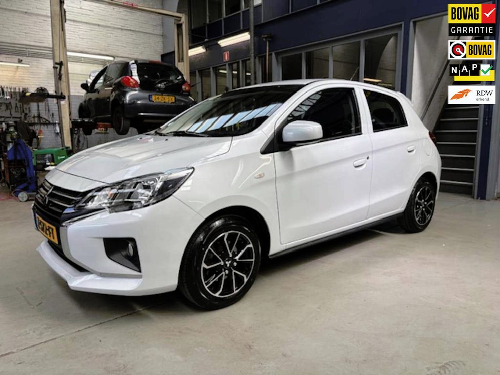 Mitsubishi Space Star 1.2 Connect+ | White metallic | Lm Velgen | Apple CarPlay/ Android auto | NAP | Rijklaar prijs!