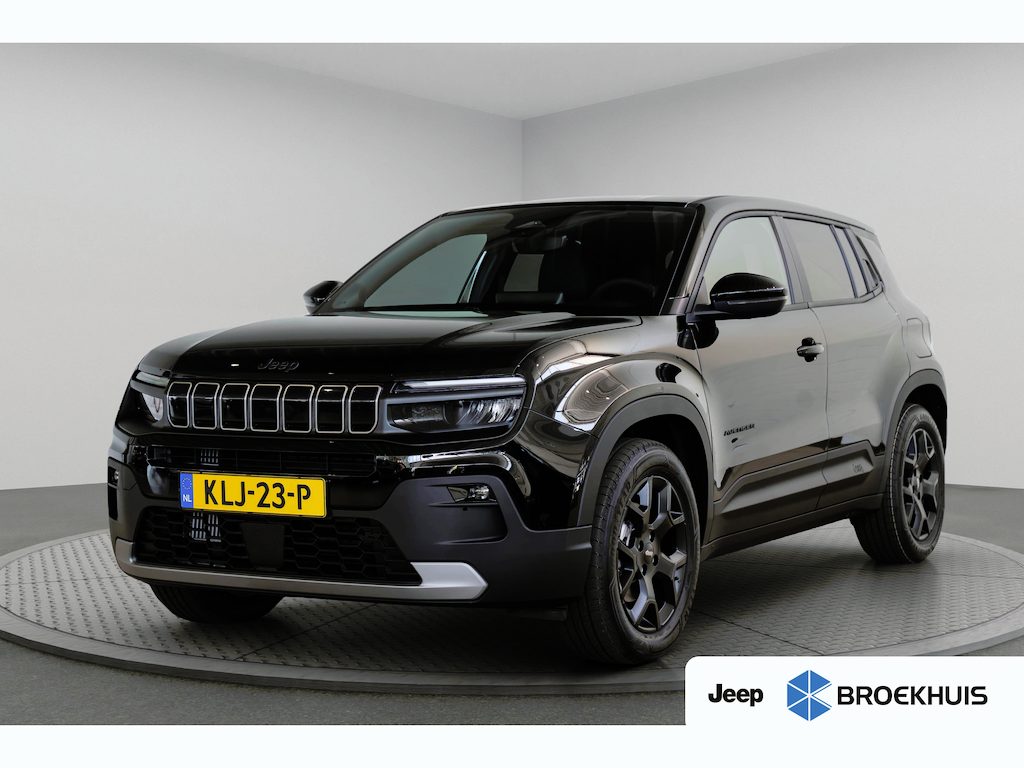 Jeep Avenger 1.2 e-Hybrid Black Edition | Tot 8 Jaar Garantie | Winter Pack | Navigatie | Camera | Elektrische Achterklep | Parkeersensoren |