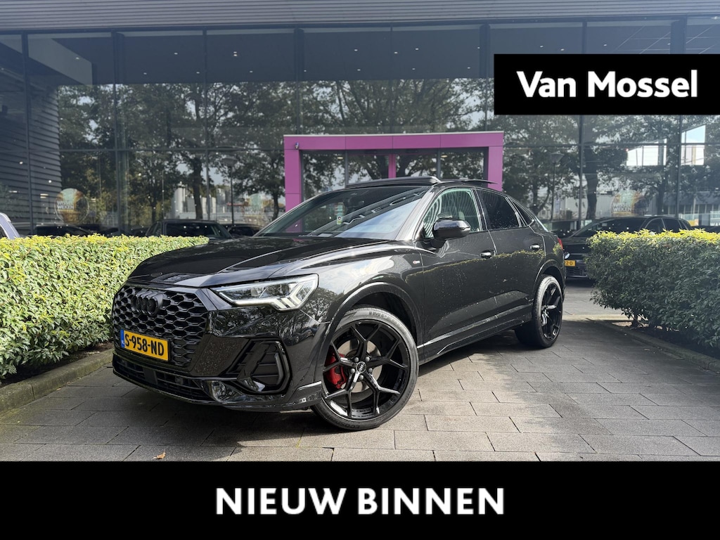 Audi Q3 Sportback 35 TFSI S Edition | WORDT VERWACHT | PANORAMADAK | ACHTERUITRIJCAMERA | SONOS AUDIO | STOELVERWARMING | APPLE CARPLAY - ANDROID AUTO | ELEKTRISCHE KOFFERKLEP | CLIMATE CONTROL | ADAPTIVE CRUISE CONTROL |