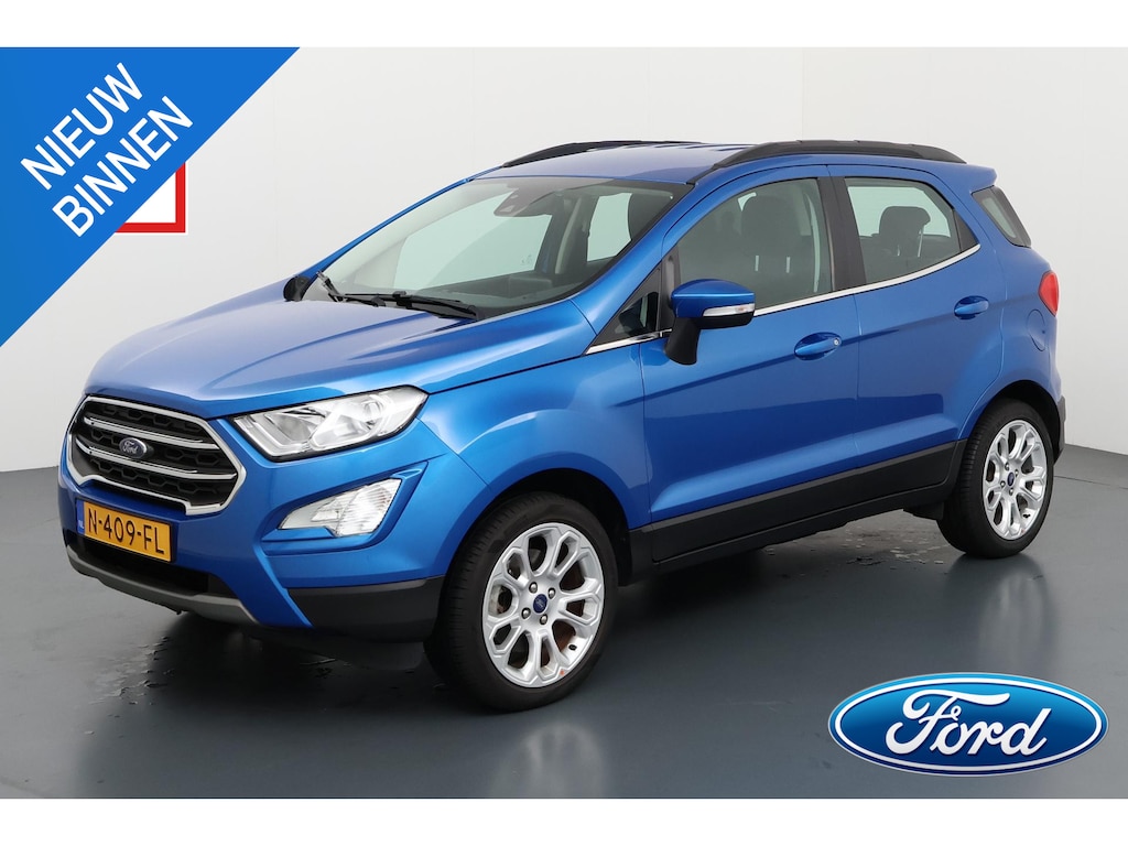Ford EcoSport 125pk EcoBoost Titanium Half Leer Trekhaak 1e Eigenaar 15.000km NL-Auto Dealeronderhouden