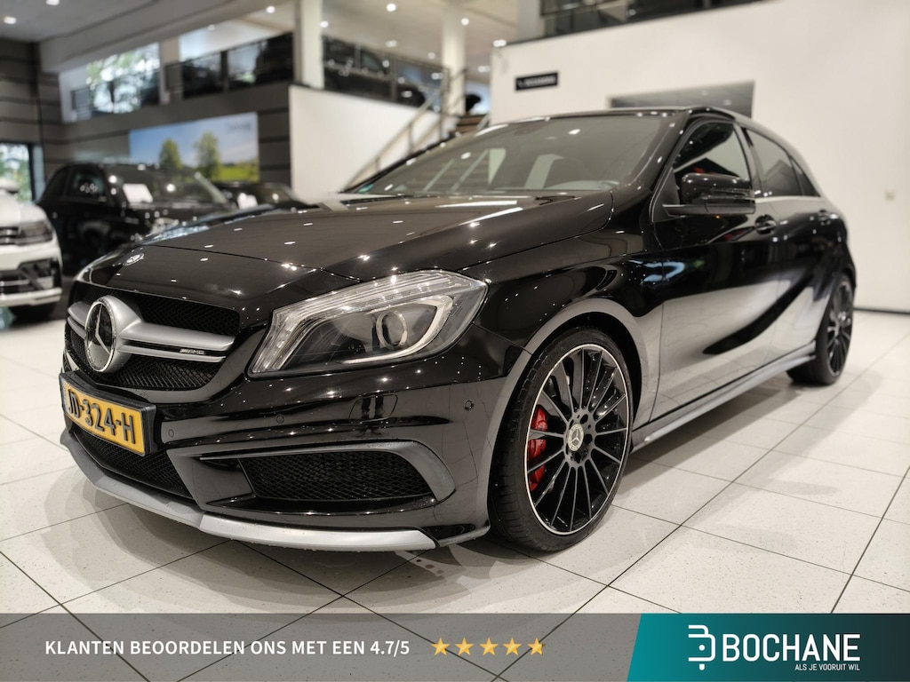 Mercedes-Benz A-klasse AMG 45 4MATIC AMG Sportstoelen Performance  | Apple CarPlay / Android auto | Panoramadak | Rode remzadels |