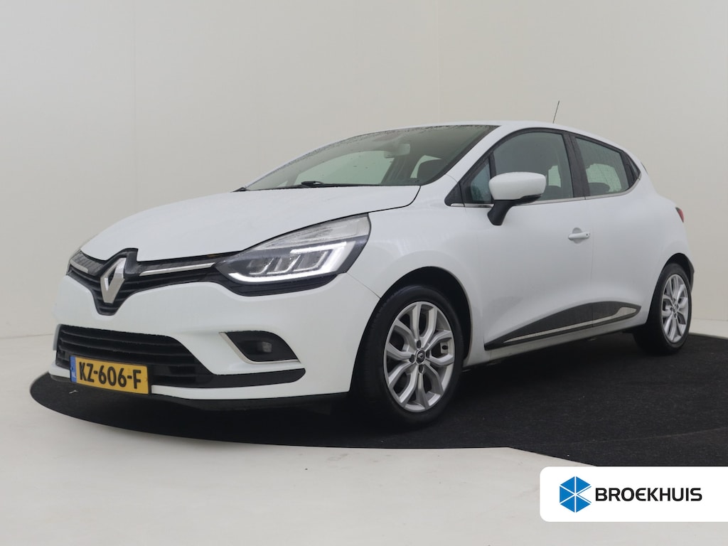 Renault Clio 0.9 TCe Intens | Dealer onderhouden | Climate contr | Cruise contr | Navigatie | Keyless | DAB | LED | 16"LMV