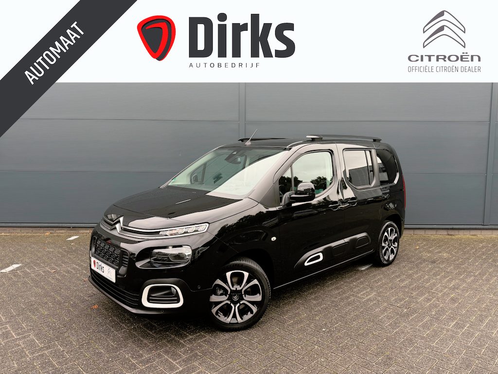 Citroën Berlingo 130pk BlueHDI Shine (Trekhaak - Panoramadak - Adaptieve Cruise Controle - Stoelverwarming - Parkeersensoren V+A - Camera - Automatische Airco - Navigatie)