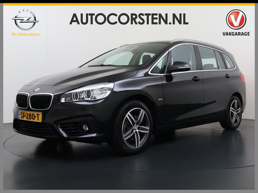 BMW 2-Serie Gran Tourer 218i Automaat Sport Trekhaak Navi Bluetooth Elek.Achterklep Cruise Control Ecc Executive Led Isofix Lmv 17" Regen-Lichtsensor 1.500KG Trekgewicht