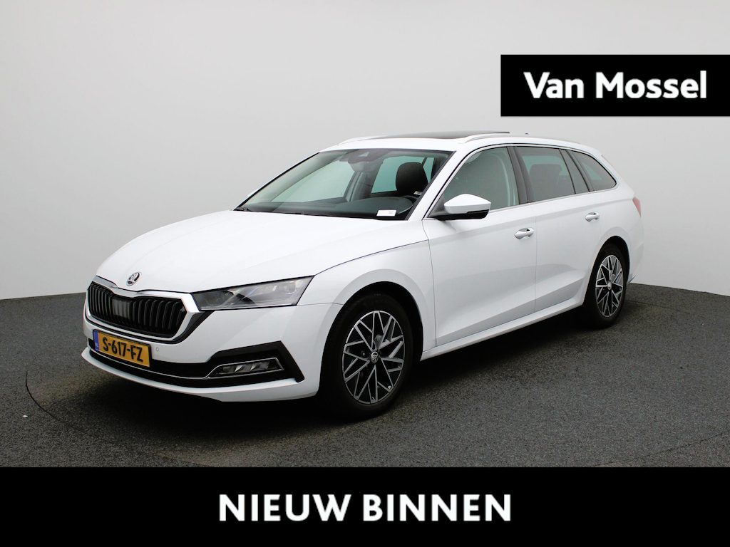 Skoda Octavia Combi 1.0 e-TSI Business Edition Plus | Automaat | Apple Carplay / Android Auto | Panoramadak | Achteruitrijcamera | Parkeersensoren | Sfeerverlichting |
