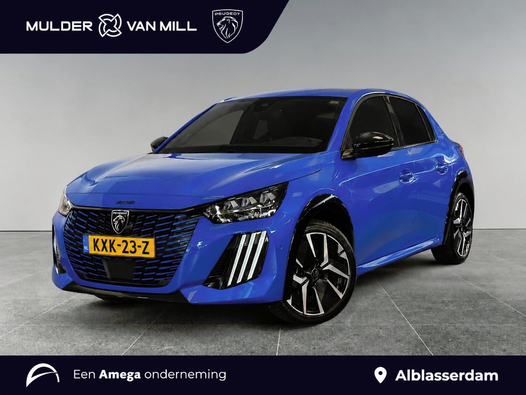 Peugeot 208 GT 1.2 Hybrid 145pk e-DCS6 | ADAPTIVE CRUISE | DODEHOEKBEW. | 360° CAMERA | KEYLESS ENTRY | NAVI | DRAADLOOS APPLE CARPLAY / ANDROID AUTO | LEDER/STOF |