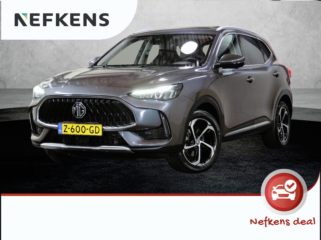 MG EHS 1.5 TGDI Luxury 258PK Automaat | AppleCarplay/AndroidAuto | Trekhaak | Schuif-/Kanteldak | Elektrische Bestuurdersstoel | Rondomzicht Camera | Elektrische Klep | Navigatie | LED | 18"LMV | Isofix | Privacy Glass |