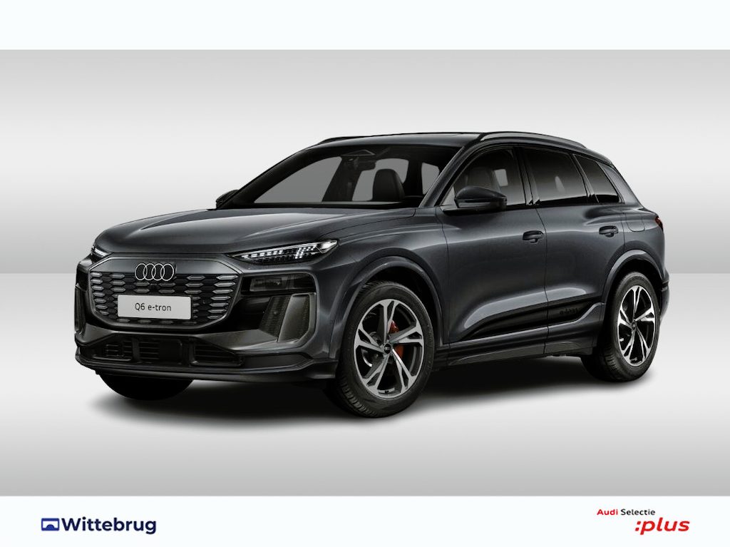 Audi Q6 e-tron S edition quattro 100 kWh 388PK | Panoramadak | Trekhaak | Luchtvering | Sportstoel plus | Bang & Olufsen | Memory | Matrix | OLED | 20" LM velgen