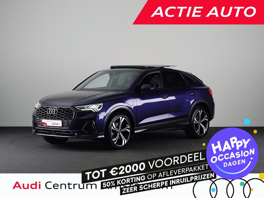 Audi Q3 Sportback 45 TFSI e S Edition 245 pk S-tronic | Navigatie | Panoramadak | Parkeersensoren | Achteruitrijcamera | Adaptieve cruise control | Lichtmetalen velgen 20" | S-line interieur
