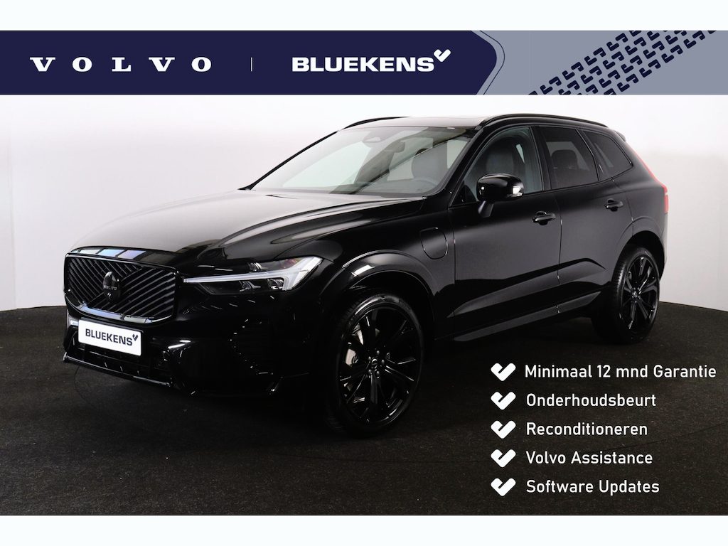 Volvo XC60 T6 Recharge AWD Plus Black Edition - Panorama/schuifdak - IntelliSafe Assist & Surround - Harman/Kardon audio - 360º Camera - Verwarmde voorstoelen, stuur & achterbank - Parkeersensoren voor & achter - Elektr. bedienb. voorstoelen met geheugen - Head up display - Draadloze tel. lader - Extra getint glas - 21' LMV