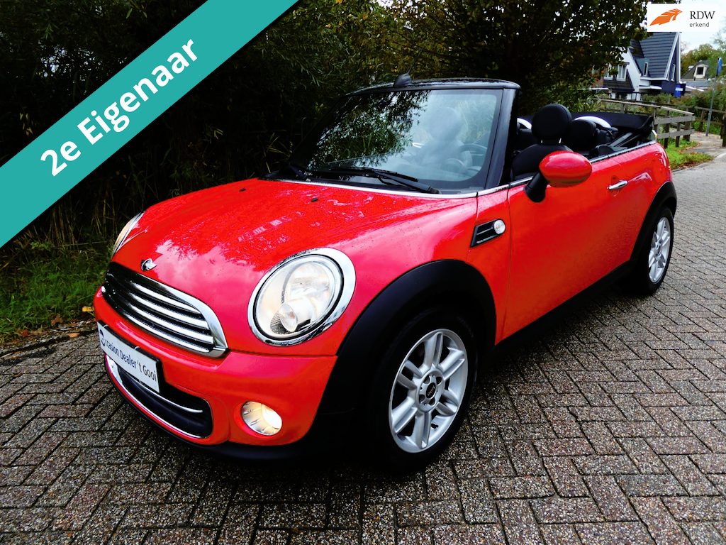 MINI Cooper Cabrio 1.6 120pk 110.000km. 2e eig. Clima Cruise Leder Navi Historie