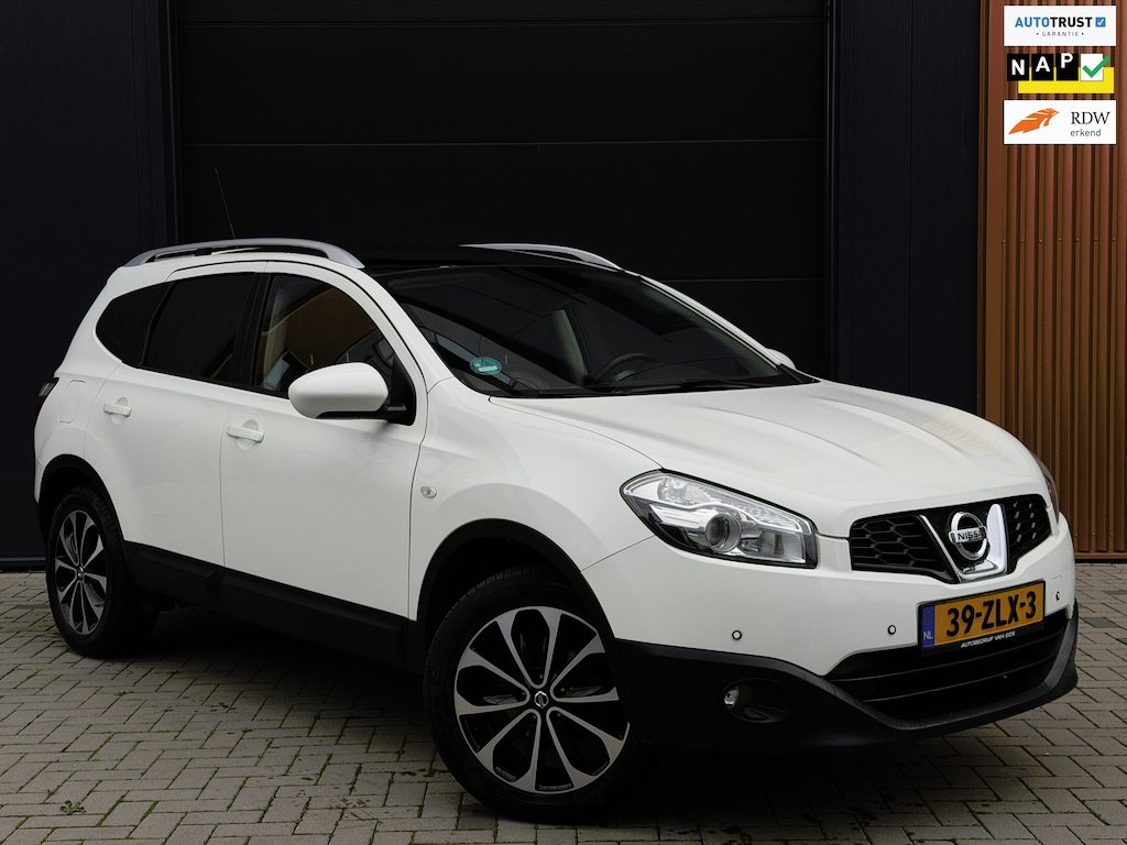 Nissan Qashqai+2 1.6 Connect Edition|100% Onderhouden|Pano|Trekhaak|Camera|BlueTooth|Stoelverwarming|Leder|Cruise Control