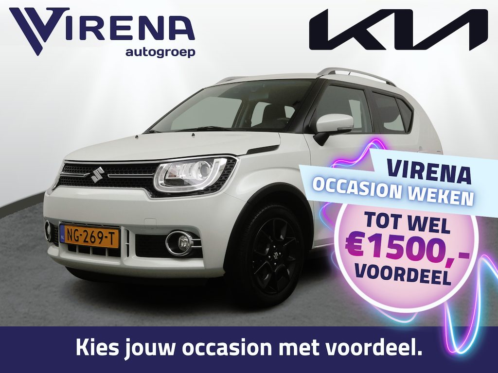 Suzuki Ignis 1.2 Stijl Smart Hybrid - Navigatie - Achteruitrijcamera - Stoelverwarming - Climate Control - - Virena Zekerheidspakket t.w.v. €895,-