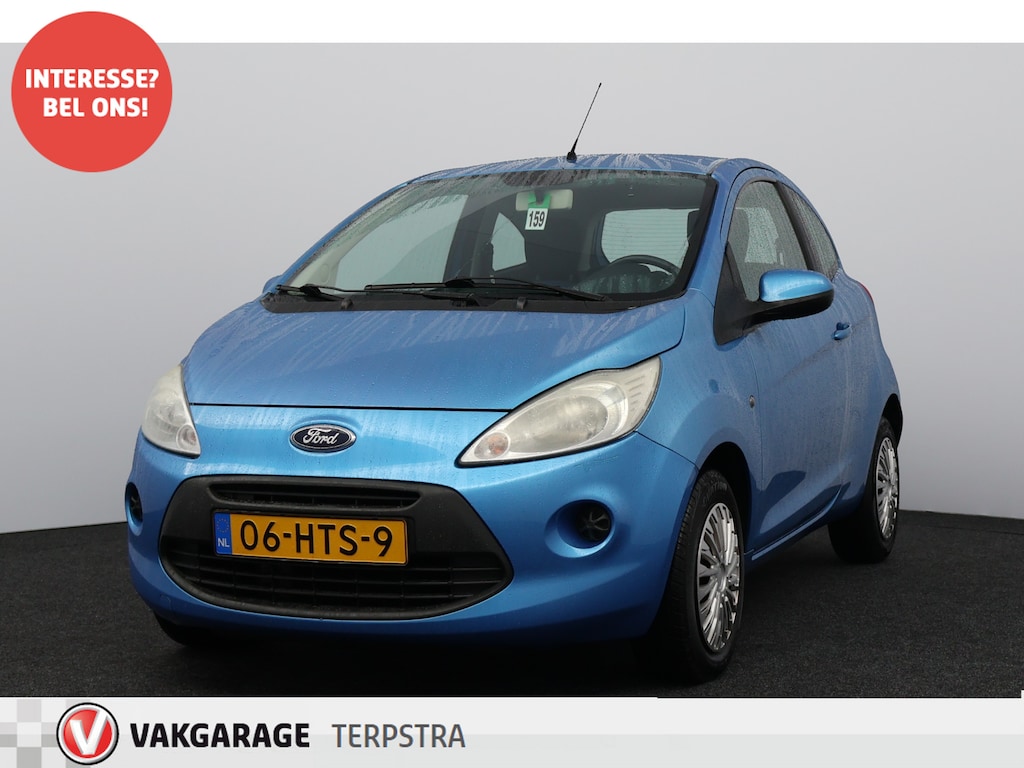 Ford Ka 1.2 Trend/ APK 10-2027!/ Stuurbekr./ C.V./ Elek. Ramen + Spiegels/ Radio-CD AUX/ Getint glas/ Metallic lak.