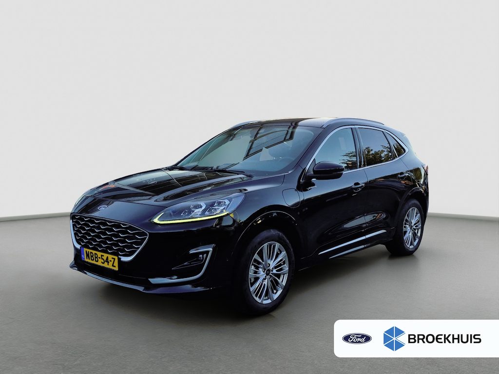 Ford Kuga 2.5 PHEV Vignale | 88,5% SoH | Stoel+Stuur+Voorruitverwarming | Memory stoelen vol leder | Camera voor + Achter | Full LED | Keyless |
