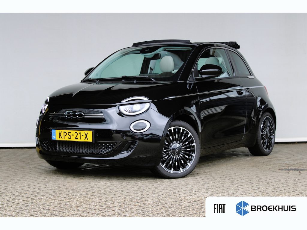 Fiat 500C La Prima 42 kWh | Adaptieve cruise control met Stuurhulp | JBL Audio | Dodehoek-detectie | Climate |