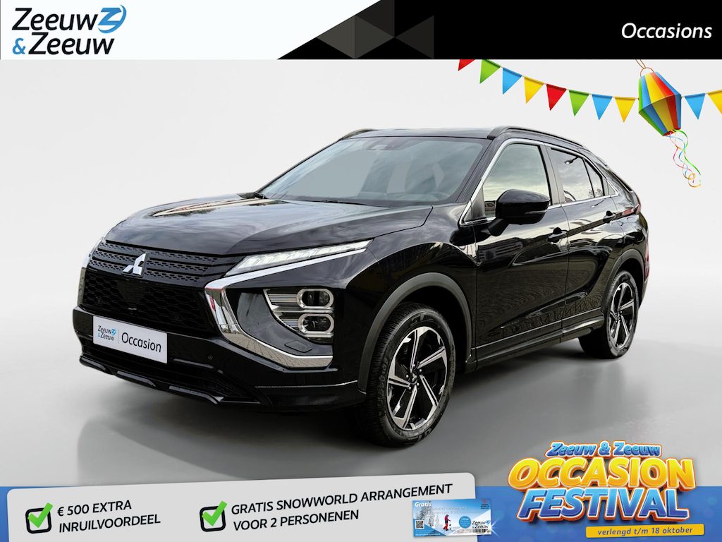 Mitsubishi Eclipse Cross 2.4 PHEV Intense+ Apple Carplay/Android Auto , stoel en stuurverwarming , camera , tel , cruise , climate , lm velgen , navigatie