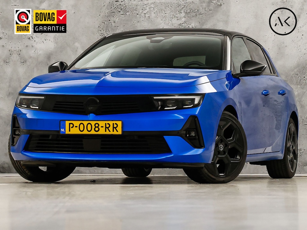 Opel Astra 1.2 GS Line Automaat (NAP, PANORAMADAK, 1e EIGENAAR, AGR STOELEN, APPLE CARPLAY, GROOT NAVI, MEMORY SEATS, 360 CAMERA, STUUR/STOELVERWARMING, LEDER/ALCANTARA, CRUISE, NIEUWSTAAT)