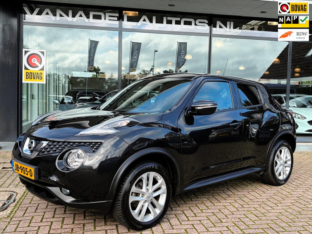 Nissan Juke 1.6 N-Connecta Aut. Navi Clima Cruise Camera Trekhaak NL-Auto NAP Dealeronderhouden!