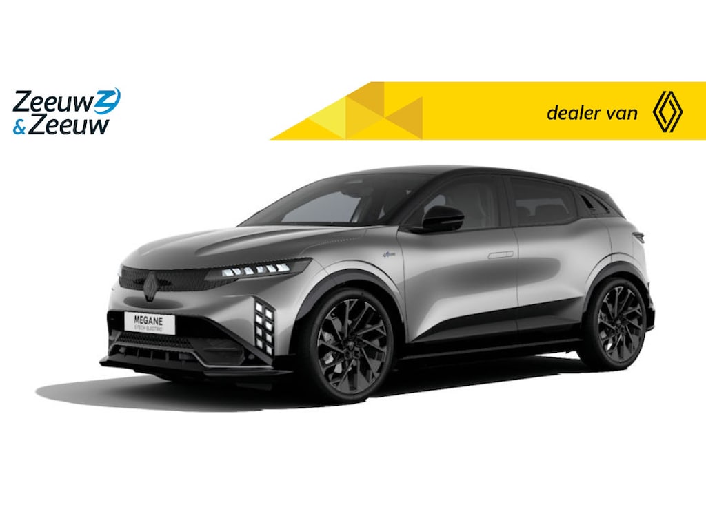 Renault Megane E-Tech Esprit Alpine 67 kWh | Binnenkort in de showroom | Bestel nu uw nieuwe Renault Megane met € 1000,- Zeeuw en Zeeuw korting | Financier uw Megane tegen slechts 1,9% rente