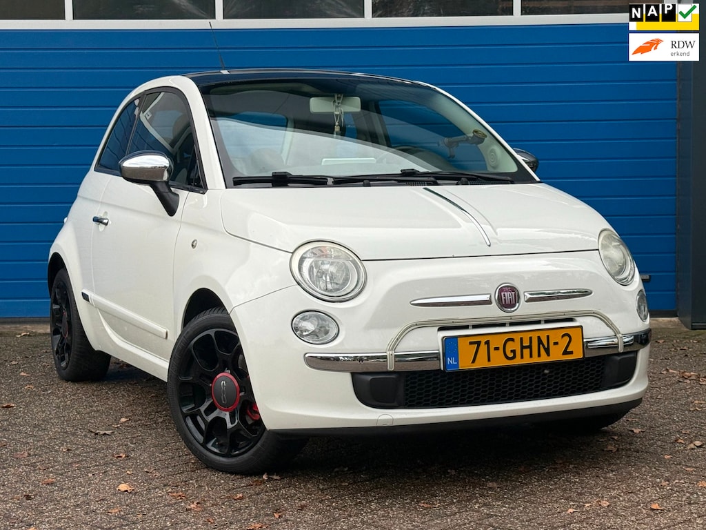 Fiat 500 1.4-16V Lounge Automaat|Leder|Pano.Dak