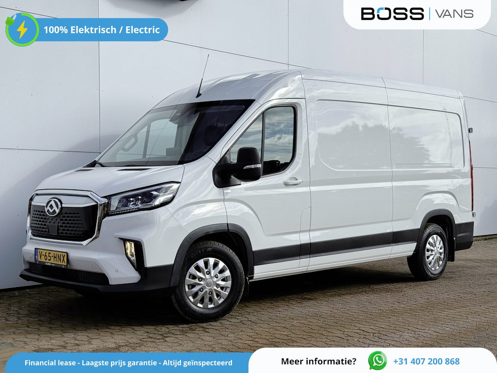 Maxus eDeliver 9 72kWh 204PK Nieuw! Elektrisch L3H2 280km WLTP ACC Stoelverwarming Snelladen Carplay LED Airco