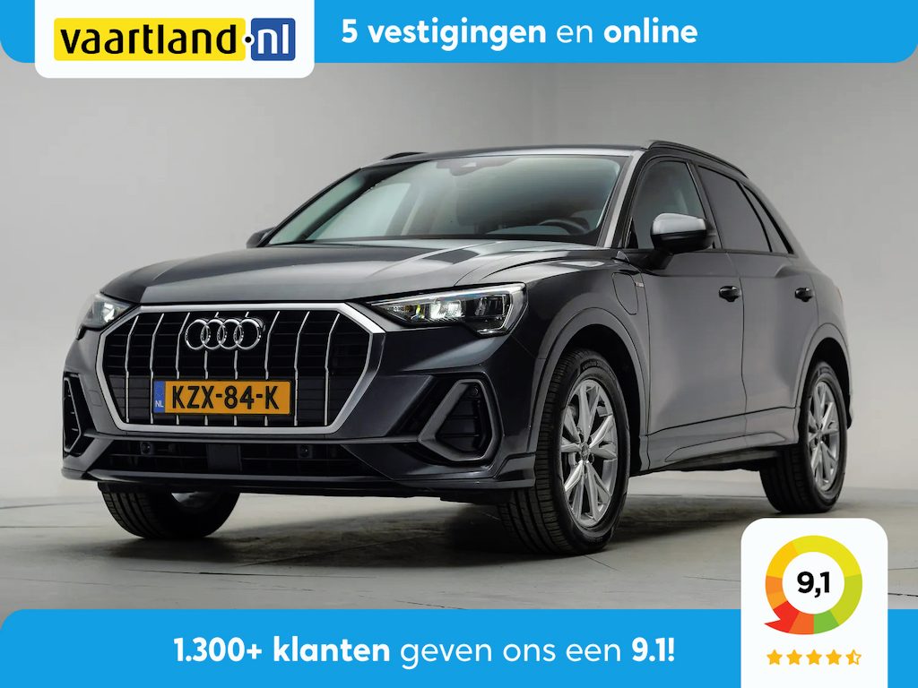 Audi Q3 45 TFSI e S Line [ SoH 87,9% | LED Virtual Stoelverwarming Alcantara/leder ]