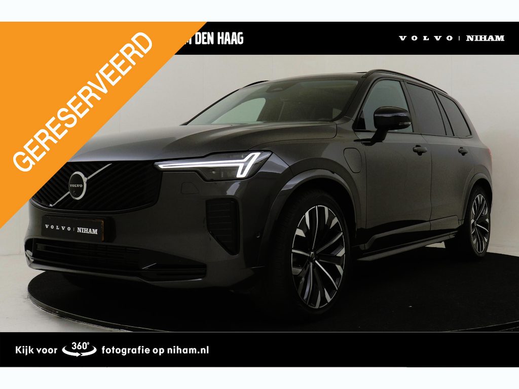 Volvo XC90 II T8 PLUG-IN HYBRID AWD ULTRA DARK *FULL OPTIONS!* -PANO.DAK|BOWERS&WILKINS|LUCHTVERING|360°CAM|HEAD-UP DISP.|GEVENT.LEDER+MASSAGE|PRIVACY.GLAS|TREKHAAK|21"ALL-SEASON|SoH:100%