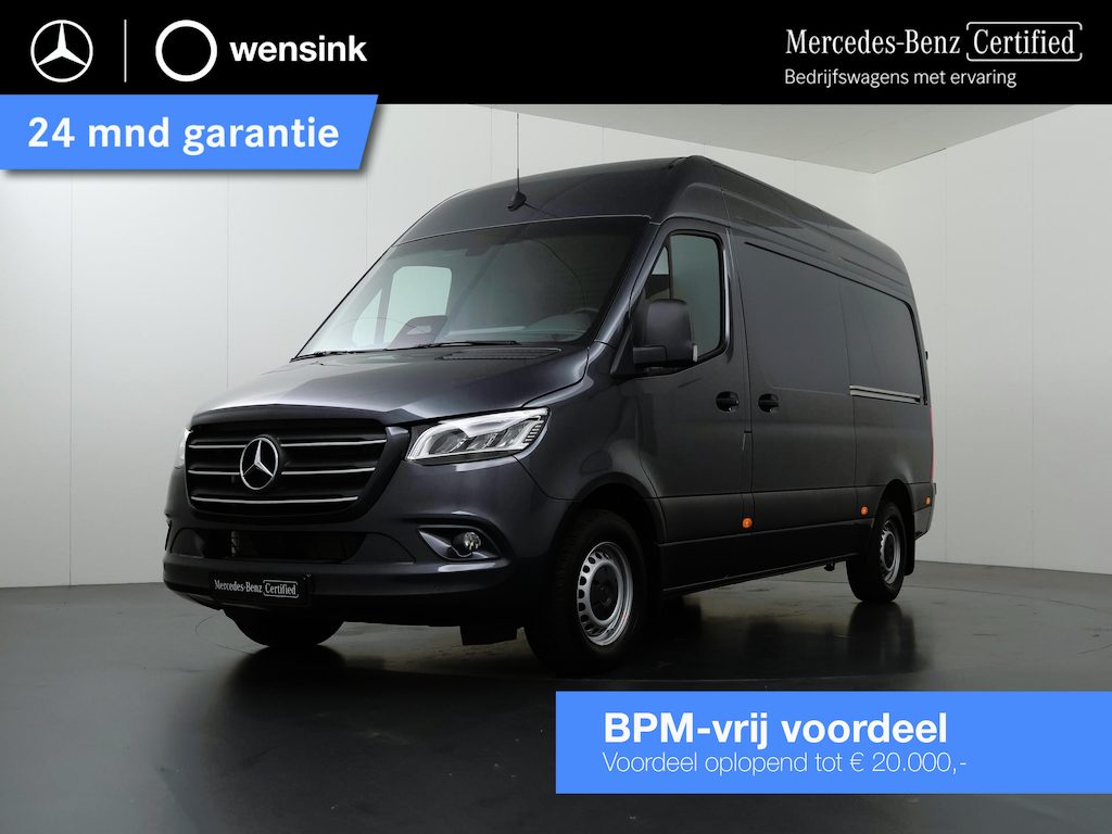 Mercedes-Benz Sprinter 319 CDI | AUT. | L2 H2 | SCHUIFDEUR L+R | LED | NAVIGATIE | DISTRONIC | WINTERPAKKET | ALARM | APPLE CARPLAY/ANDROID AUTO | GEVEERDE BESTUURDERSSTOEL | 3500KG. AHW | BPM-VRIJ / 2024 |
