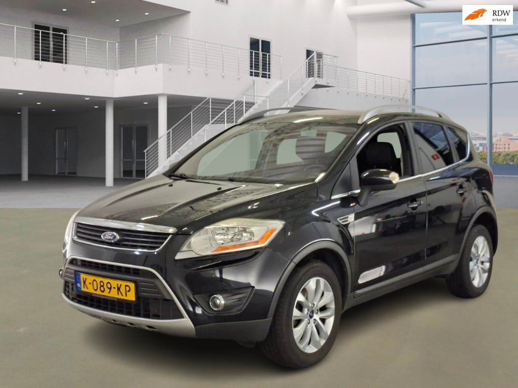 Ford Kuga 2.5 20V Titanium|200PK|AWD|AUT|NAVI|PSENSOR|TREKHAAK|HALFLEDER