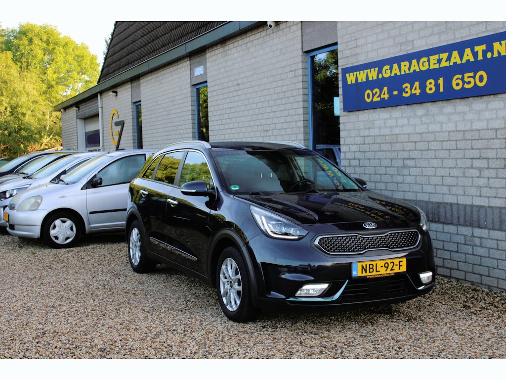 Kia Niro Hybrid 1.6 GDi PHEV DynamicLine 1/2 leder Clima Navi trekhaak Stoelverw. stuurverw.
