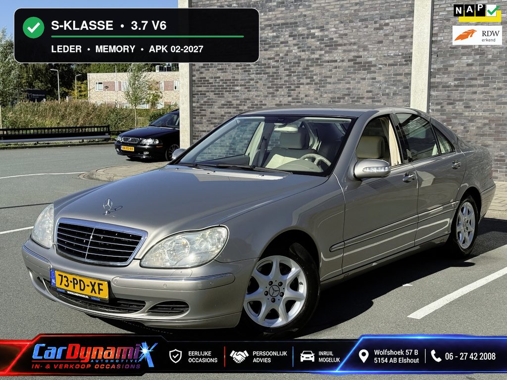 Mercedes-Benz S-klasse 350 4-Matic | Leer | Memory | Navi | APK 2027