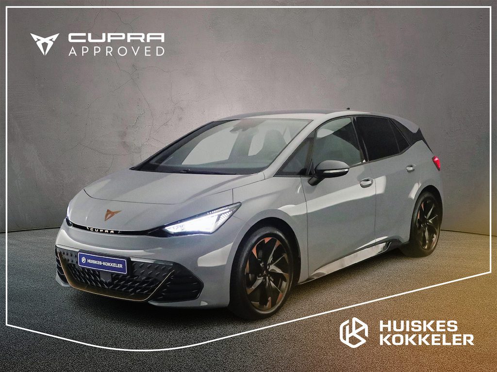CUPRA Born Business 62 kWh 204pk Automaat Adaptive cruise control, Navigatie, Achteruitrijcamera, Stoelverwarming, LED koplampen, Parkeersensoren, Stuurwiel verwarmd