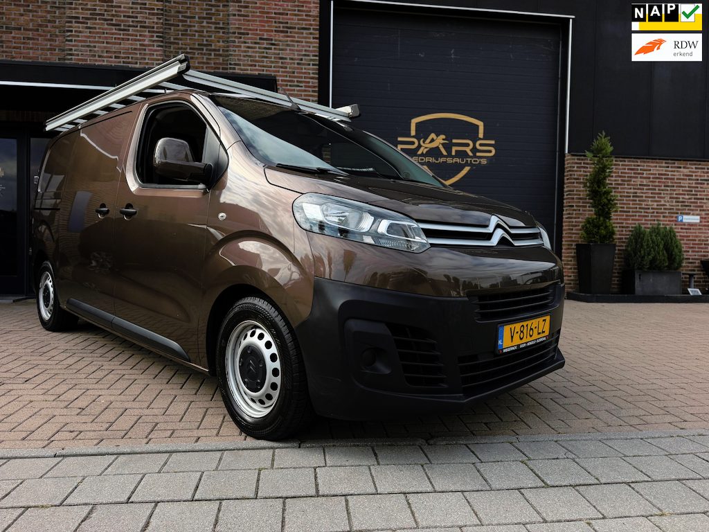 Citroën Jumpy 1.6 BlueHDI 95 Comfort M S&S Automaat Dubbele Schuifdeuren Airco Cruise Navi CarPlay Elk.Ramen Trekhaak.
