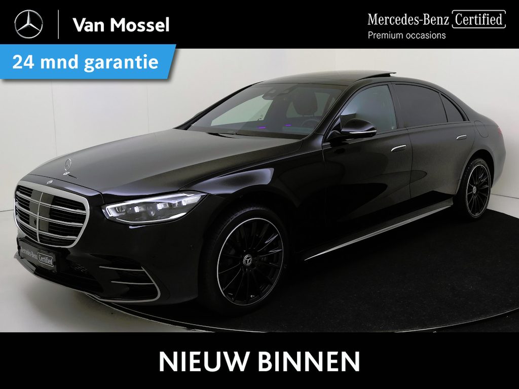 Mercedes-Benz S-klasse 580 e 4MATIC Lang AMG Line / Panoramadak/ Night/ 20 inch/ Burmester 3D/ Nappa/ Stoelverwarming V+A