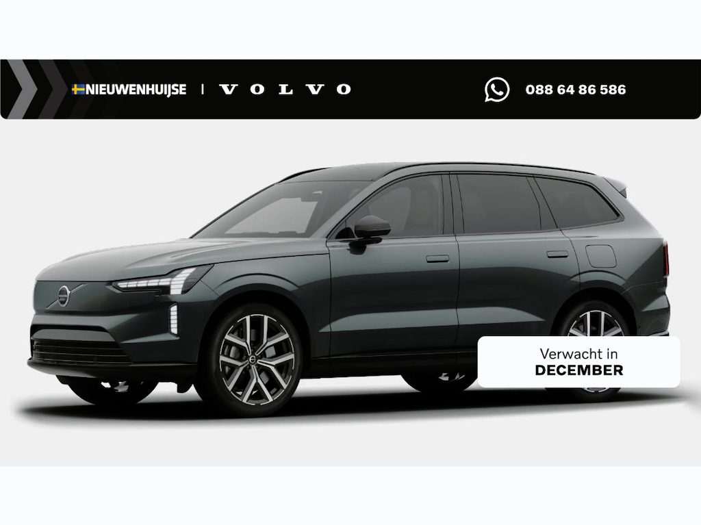 Volvo EX90 Twin Motor Ultra Executive Edition 7p. 106 kWh | 800 V | Bowers & Wilkins | Soft Close Deuren | Luchtvering | 22" | Elektrochromatisch panoramadak | Massage | HD Pixel Led | Gelamineerd Glas | Head-up Dislpay | Elektrisch verstelbare stuurkolom |