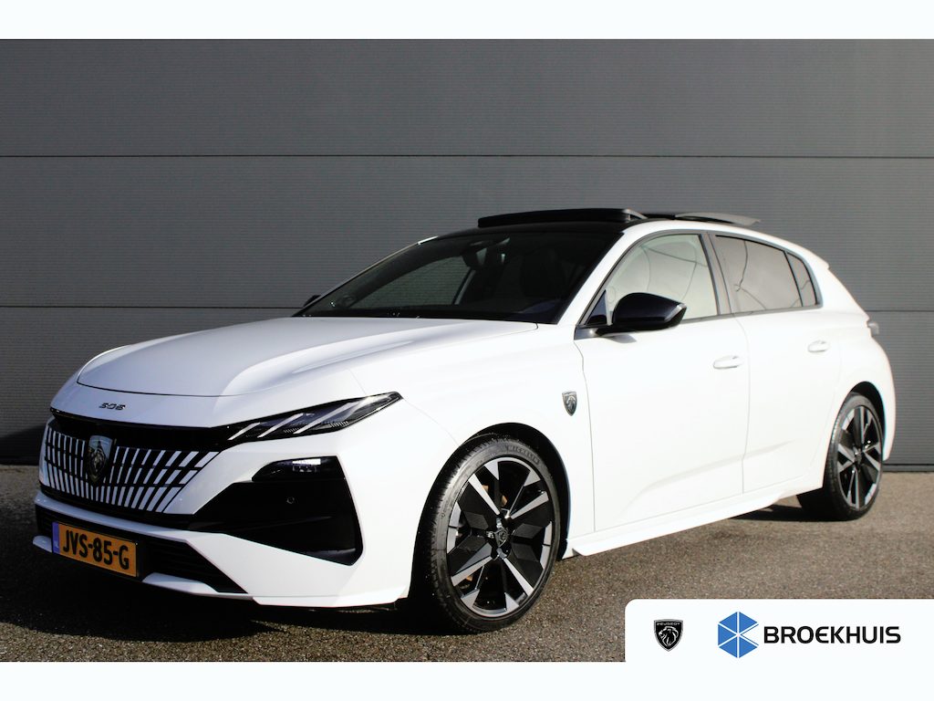 Peugeot 308 1.2 Hybrid 145 e-DCS6 GT | Panorama/schuifdak | Luxe stoelen | Focal | Trekhaak | Nieuw model | 5.000km |