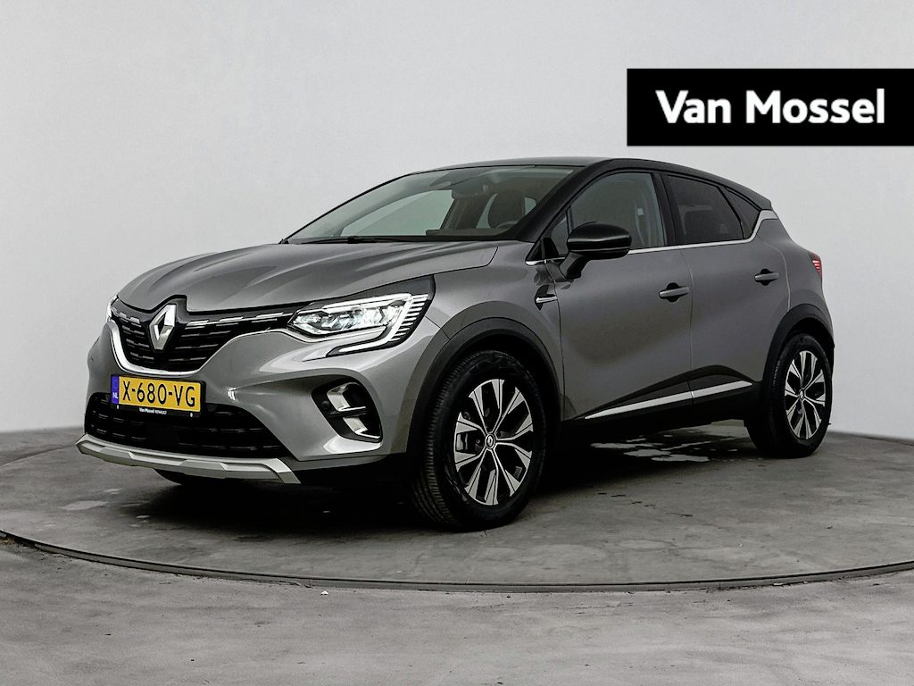 Renault Captur 1.6 E-Tech Full Hybrid Techno 145PK | Automaat | Navigatie 9,3'' | Adaptieve Cruise Control | Stuurverwarming | Achteruitrijcamera | Half-Lederen Bekleding | Apple CarPlay & Android Auto
