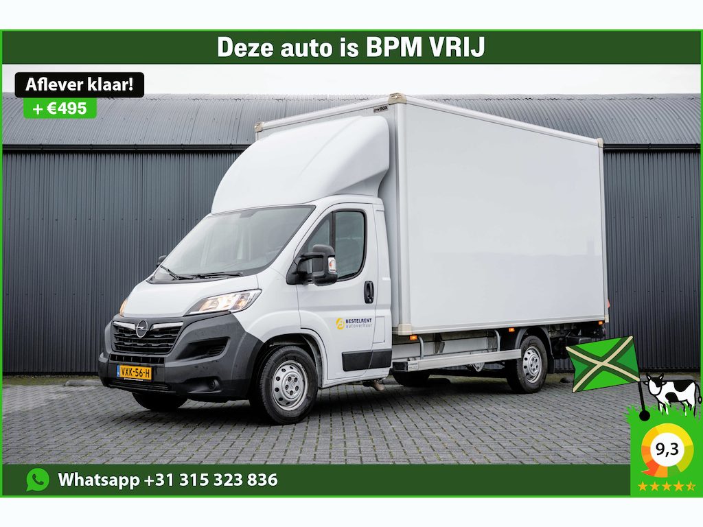 Opel Movano 2.2 D | 3-Zits | Bakwagen met Laadklep en zijdeur | LED | Carplay | Cruise | Climatronic