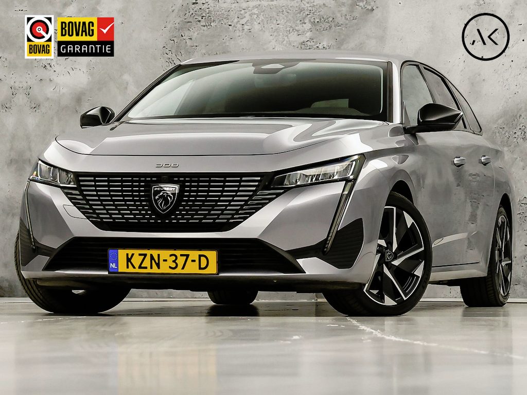 Peugeot 308 SW 1.6 Plug-in Hybrid 180 Allure 180Pk Automaat (APPLE CARPLAY, GROOT NAVI, 360 CAMERA, LEDER, SPORTSTOELEN, GETINT GLAS, ADAPTIVE CRUISE, KEYLESS, NIEUWSTAAT)