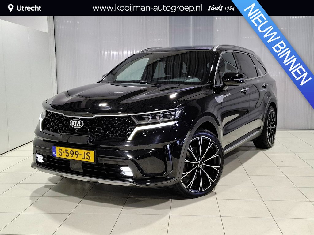 Kia Sorento 1.6 T-GDI Plug-in Hybrid 4WD ExecutiveLine 7p. 21 Inch, Schuif kantel dak, Stoel en Stuur verwarming, Apple Carplay/Android Auto, Navigatie, Camera.