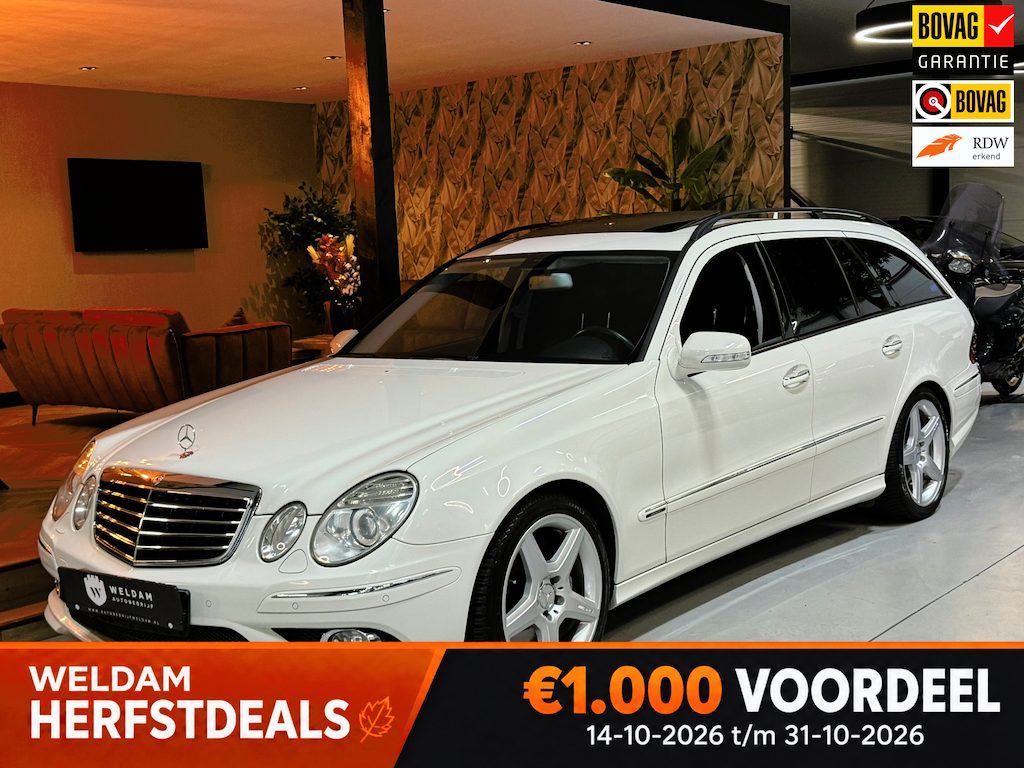 Mercedes-Benz E-klasse Estate E 500 AMG Avantgarde|Pano|Leder|Harman Kardon|Memory|Elek Achterklep|Luchtvering|Automaat