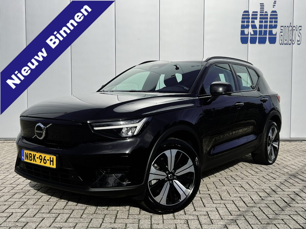 Volvo XC40 Recharge Plus Trekhaak Camera Blis Warmtepomp Carplay Stoel + Stuurverwarming ACC 19 Inch Velgen