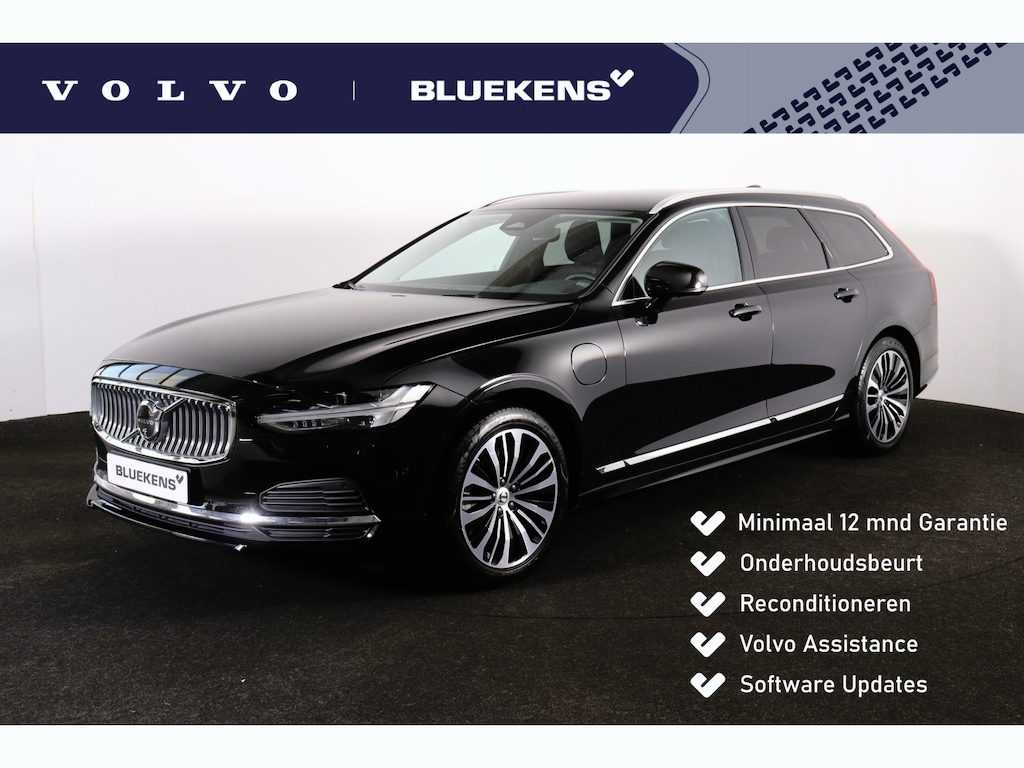 Volvo V90 T6 Recharge AWD Core Bright - IntelliSafe Assist & Surround - 360º Camera - Harman Kardon audio - Verwarmde voorstoelen, stuur & achterbank - Parkeersensoren voor & achter - Extra getint glas - Inklapbare trekhaak - 18' LMV