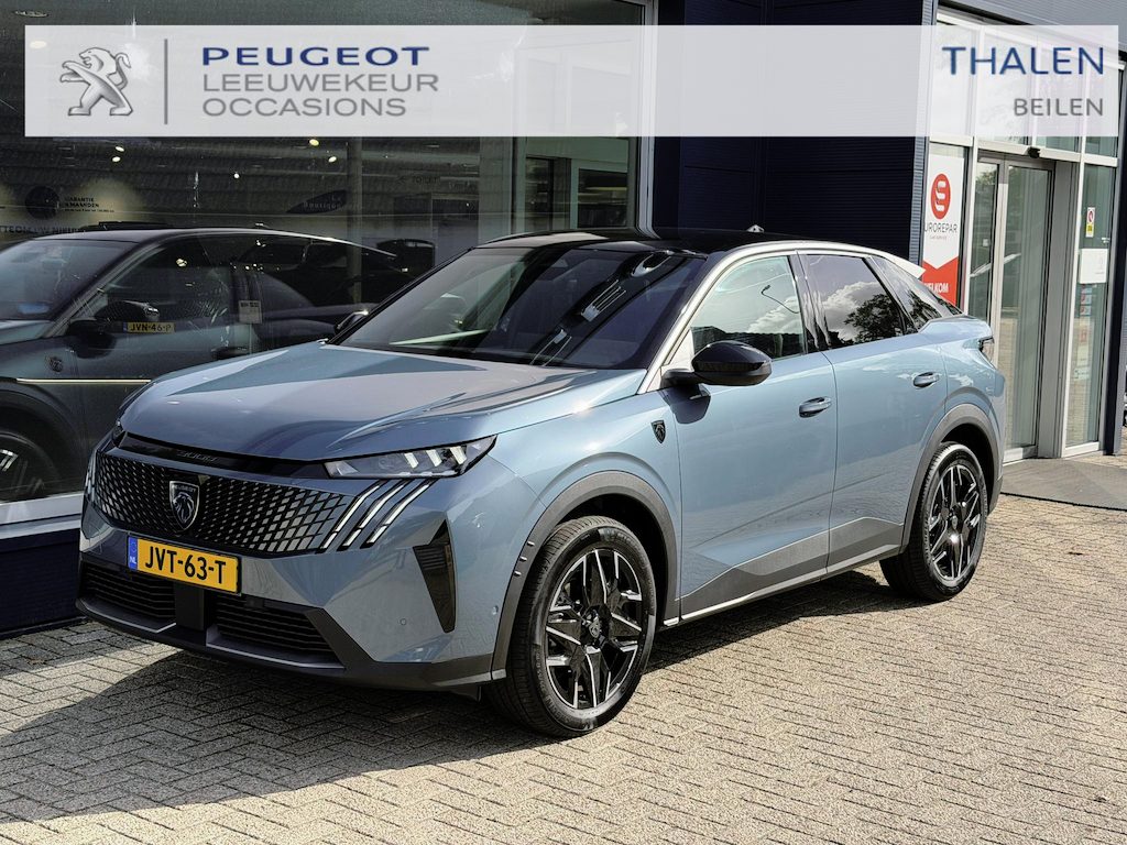 Peugeot 3008 1.2 Hybrid 145 GT | 360 Graden Camera | Dodehoek detectie | Elektrische Achterklep | Stoel- & Stuurwielverwarming | Navigatie | Keyless Entry | Parkeersensoren | Full LED Matrix verlichting | Adaptieve Cruise Control | Draadloze Apple Carplay & Android Auto | 19" Lichtmetalen Velgen |