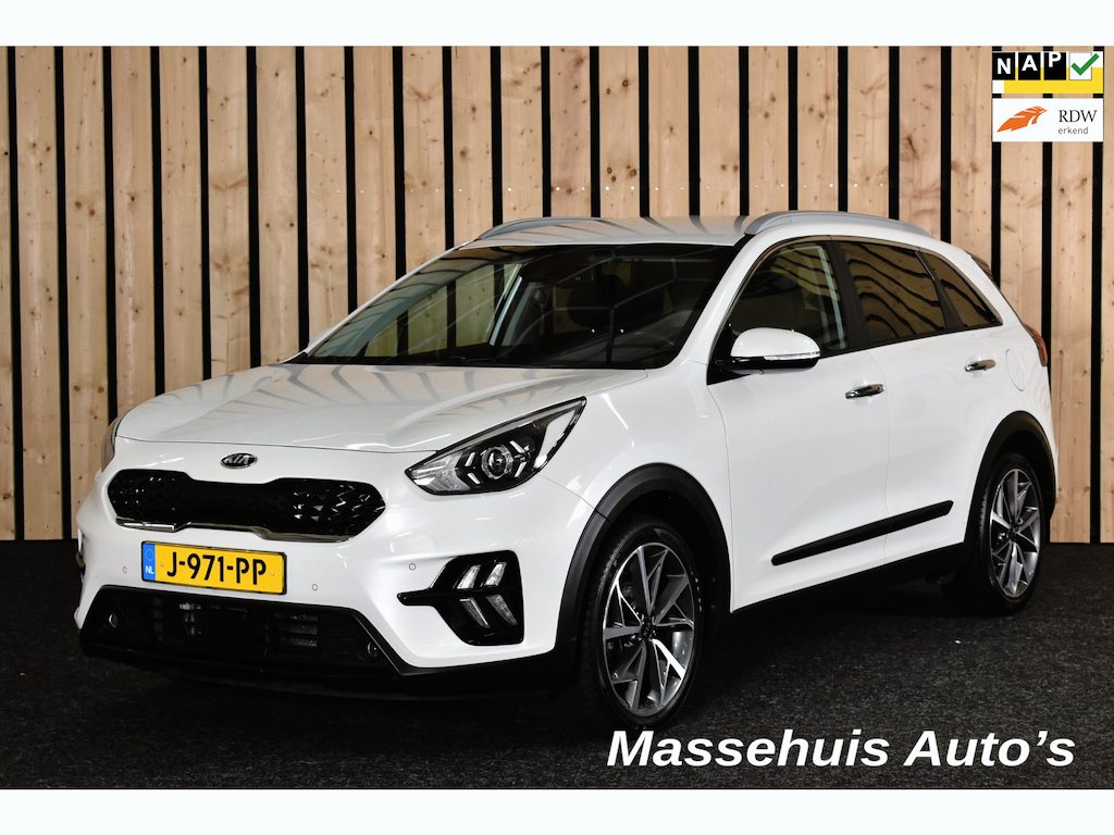 Kia Niro Hybrid 1.6 GDi DynamicPlusLine 122dkm 2e eig. NL-auto Carplay ACC LED Leer 18"4S + Nwe APK