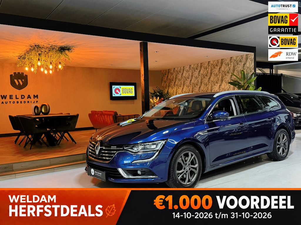 Renault Talisman 1.8 TCe 224PK Garantie|Automaat|Leder|Navi|LED|Cruise|CarPlay|DealerOH|Garantie|Rijklaar