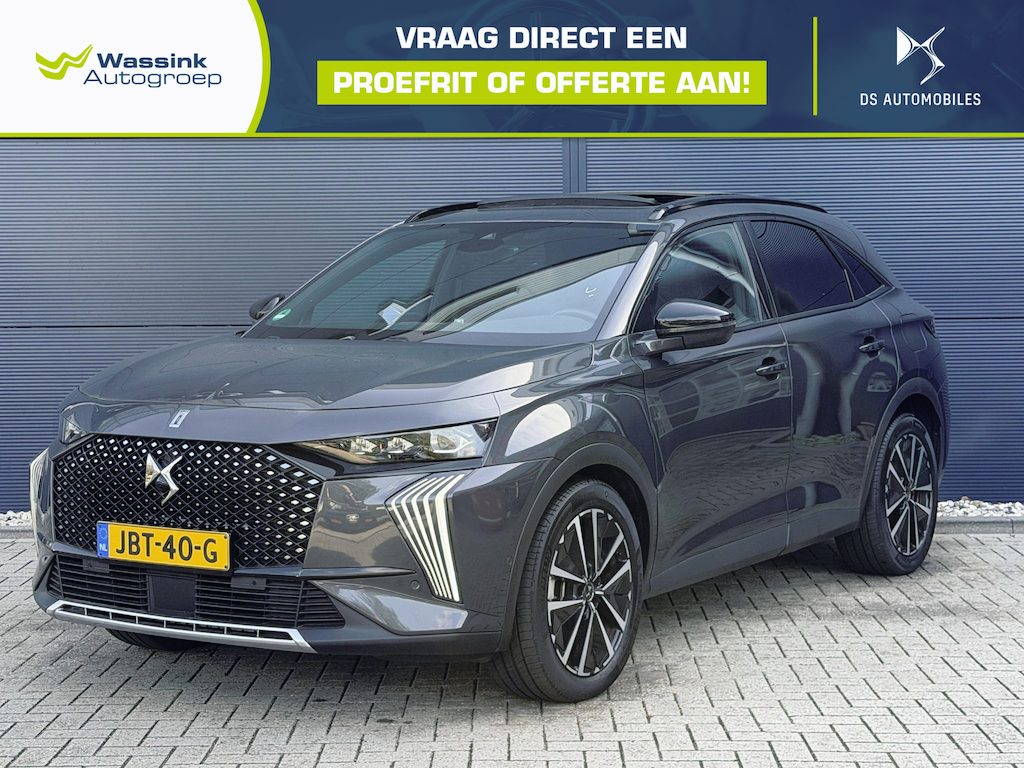 DS 7 1.6 PHEV 300 4x4 Pallas Schuifkanteldak | Lederen bekleding | Pack Techno | Pack Comfort HIFI | Focal Elektra | Stoelverwarming | AWD